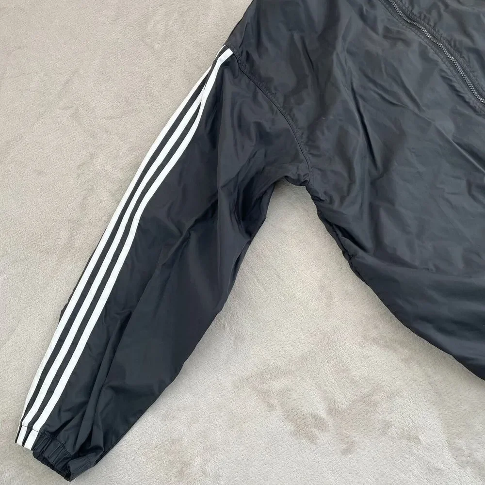 Vintage Adidas Track Jacket Men XL Lined Windbreaker Mountain Logo Full Zip‎